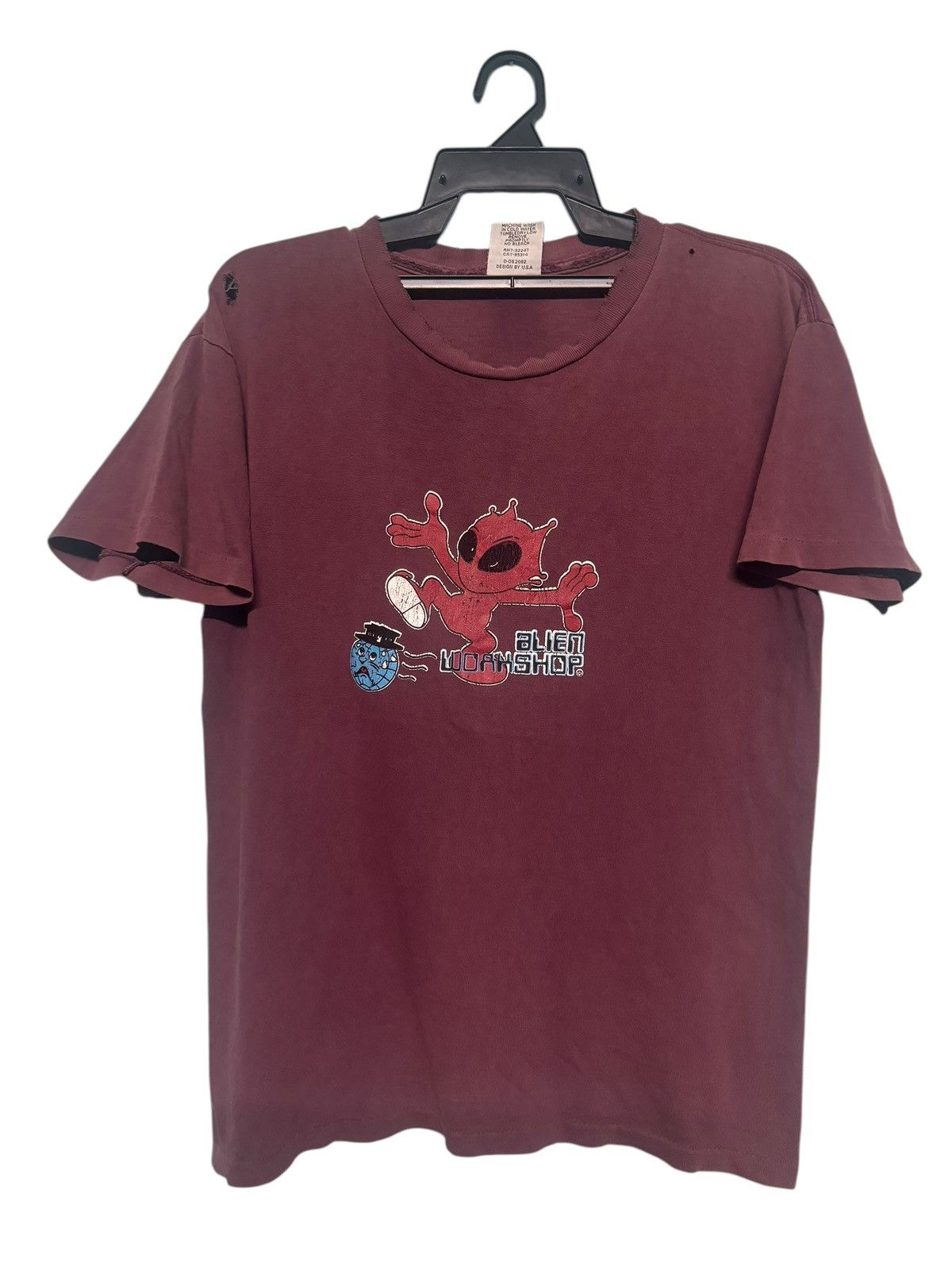 Alien Workshop 💥VINTAGE ALIEN WORKSHOP SUNFADED THRASHED DAMAGE TEE Size US M / EU 48-50 / 2 - 1 Thumbnail