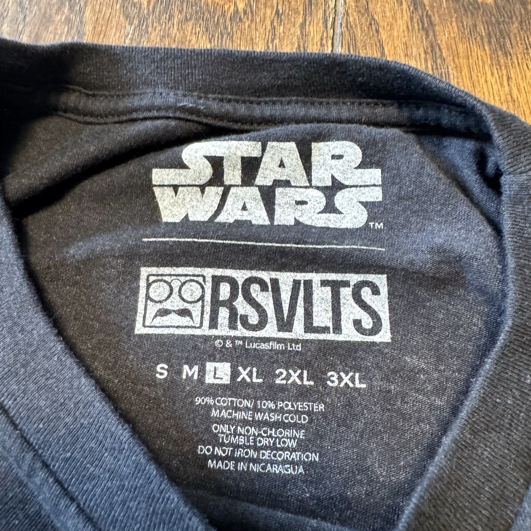 Vintage RSVLTS STAR WARS THE MANDOLORIAN Long Sleeve T Shirt Size Large Hello Friend Unisex Adults Graphic Print Crew Neck Black Regular Size US L / EU 52-54 / 3 - 5 Thumbnail