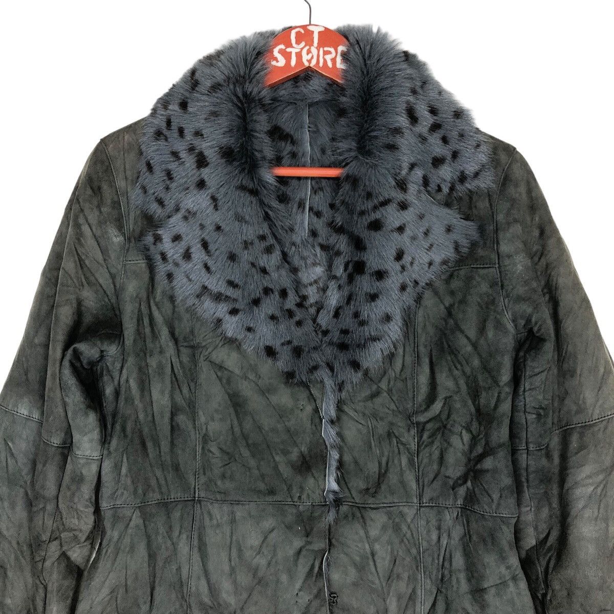 Vintage Peca Indigo Print Leopard Jacket Size M / US 6-8 / IT 42-44 - 3 Thumbnail