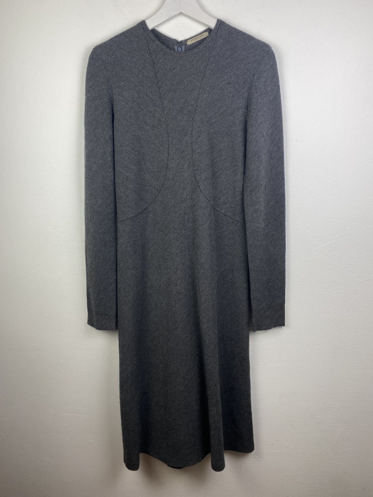 Bottega Veneta Bottega Veneta Cashmere Blend Midi Basic Dress SZ S-M Size S / US 4 / IT 40 - 1 Thumbnail