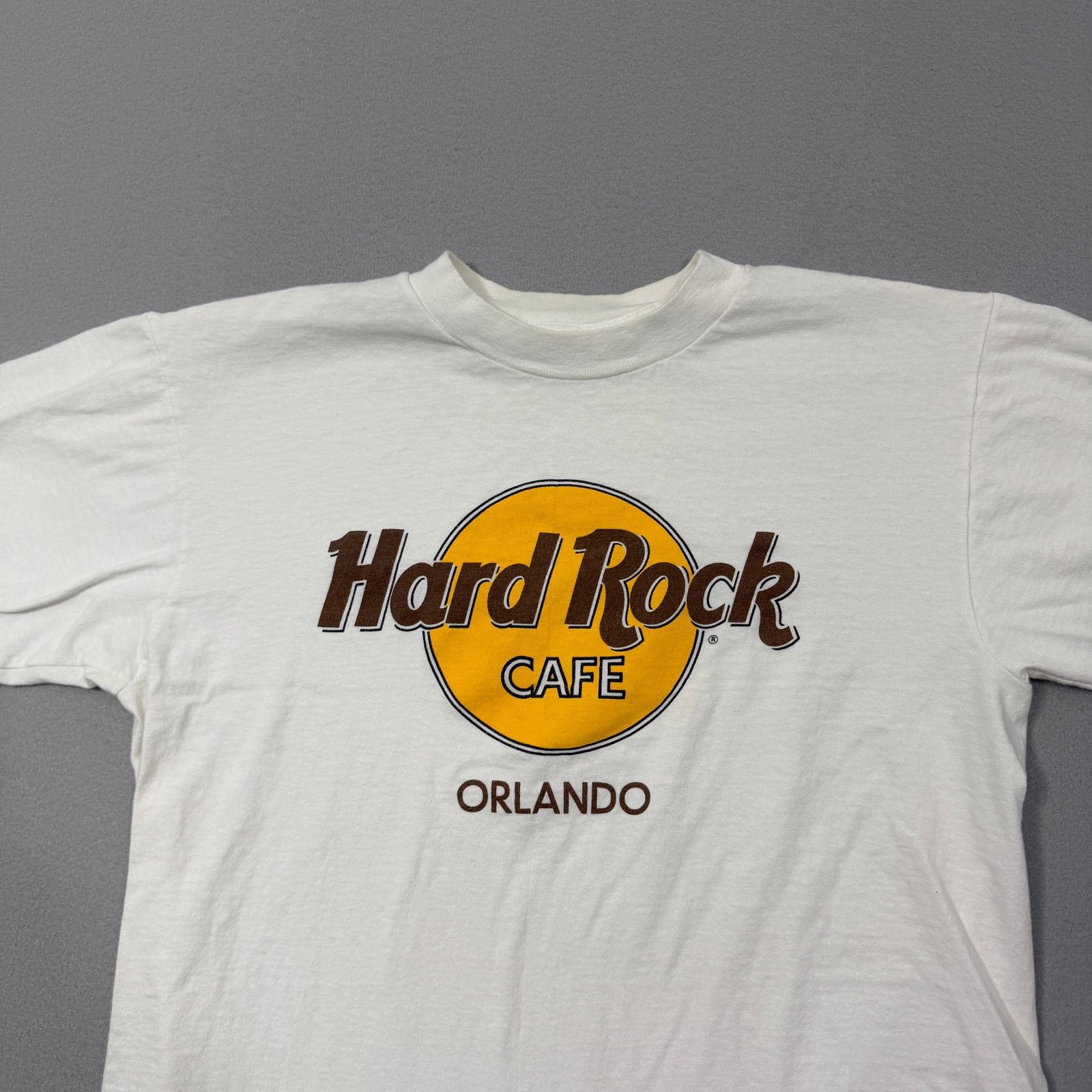 Vintage Vintage Hard Rock Cafe Orlando Men's Medium White 90s Size US M / EU 48-50 / 2 - 2 Thumbnail