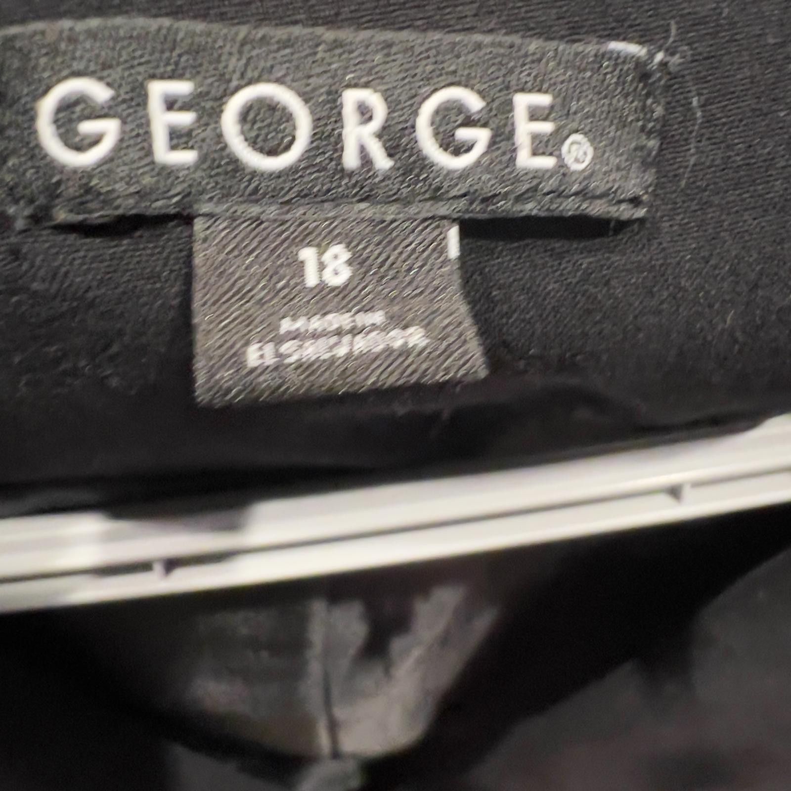 George George Women's Black Blazer Size 18 Size XXL / US 16-18 / IT 52-54 - 3 Thumbnail