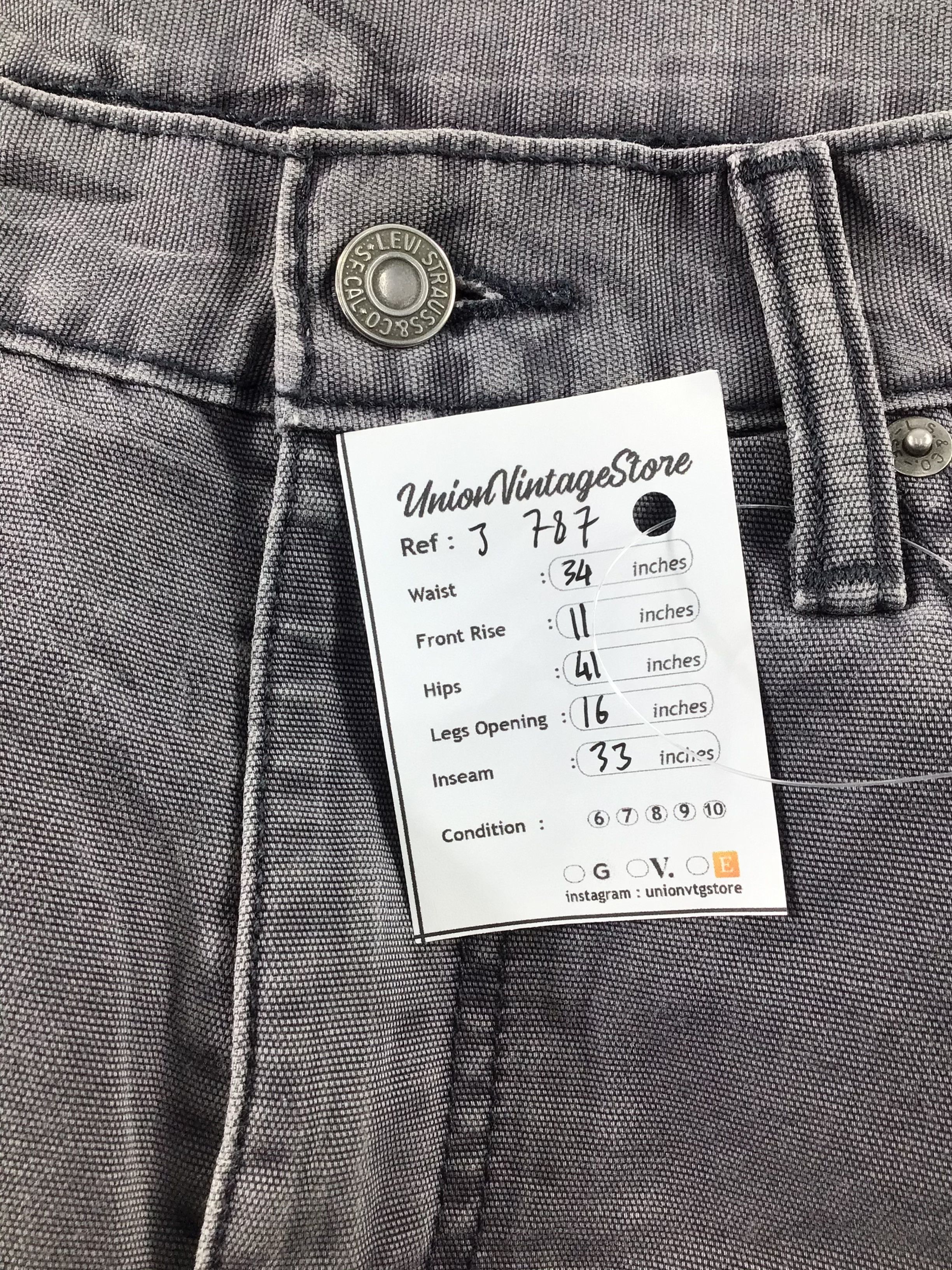 Levi's Vintage Levis 514 Jeans-J787 Size US 33 - 12 Thumbnail