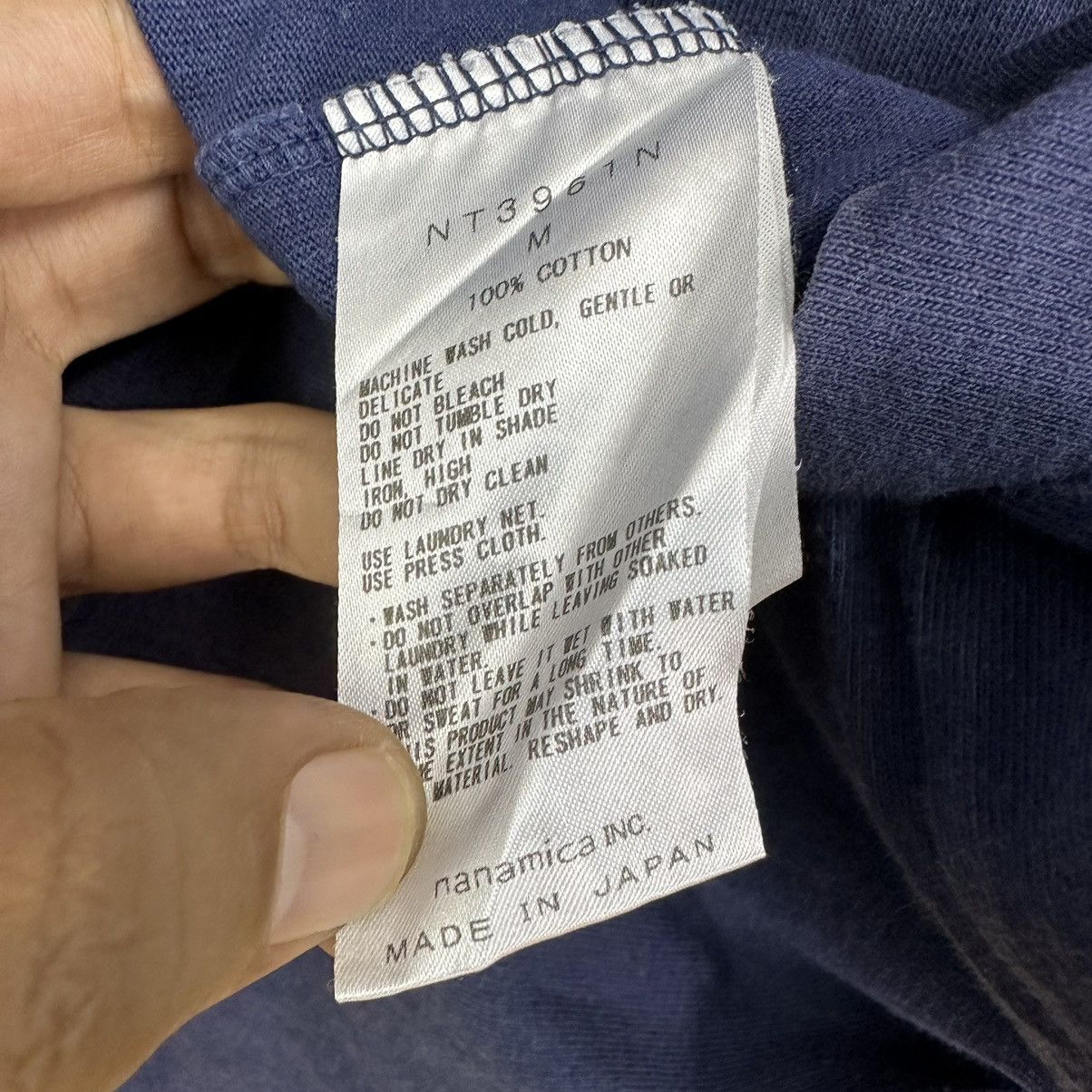 Nanamica The North Face Single Pocket by Nanamica Sunfaded Shirt A787 Size US M / EU 48-50 / 2 - 8 Thumbnail