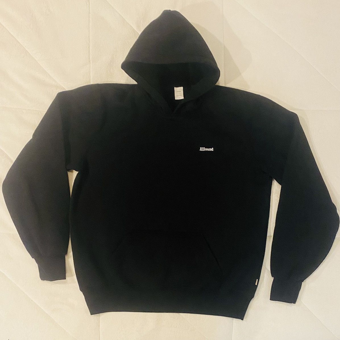 Jjjjound Jjjjound Black Embroidered Pullover Hoodie Men's Size Large |  Grailed