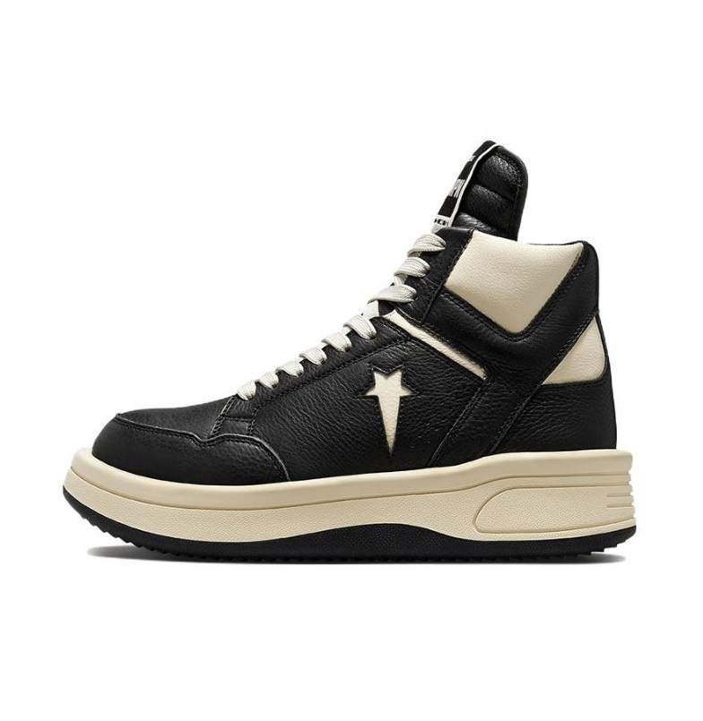 Rick Owens Converse TURBOWPN Mid x Rick Owens Drkshdw Black Size US 8 / EU 41 - 4 Thumbnail
