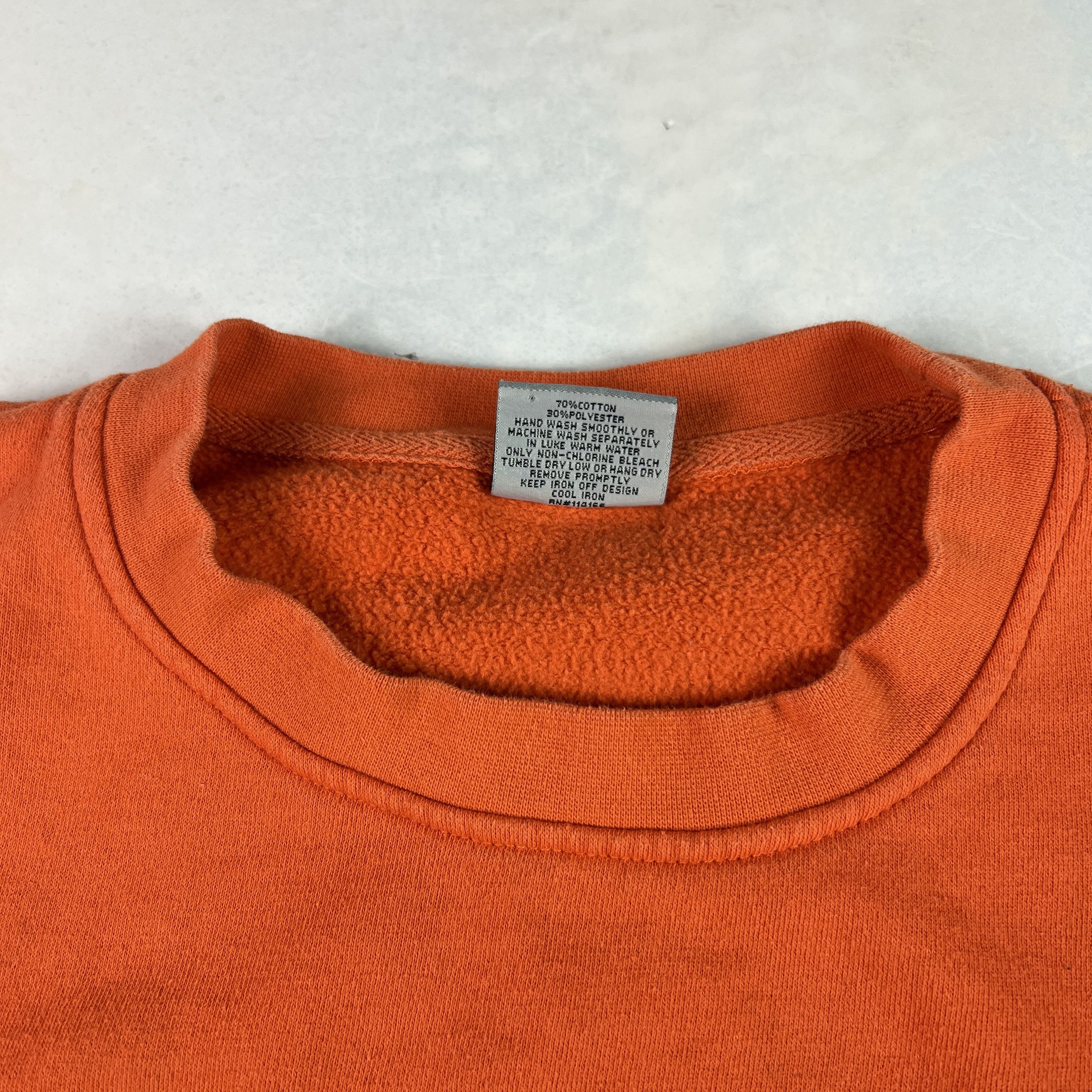 Other Y2K Illinois Fighting Illini Sweatshirt Orange Crewneck Size US XL / EU 56 / 4 - 7 Thumbnail