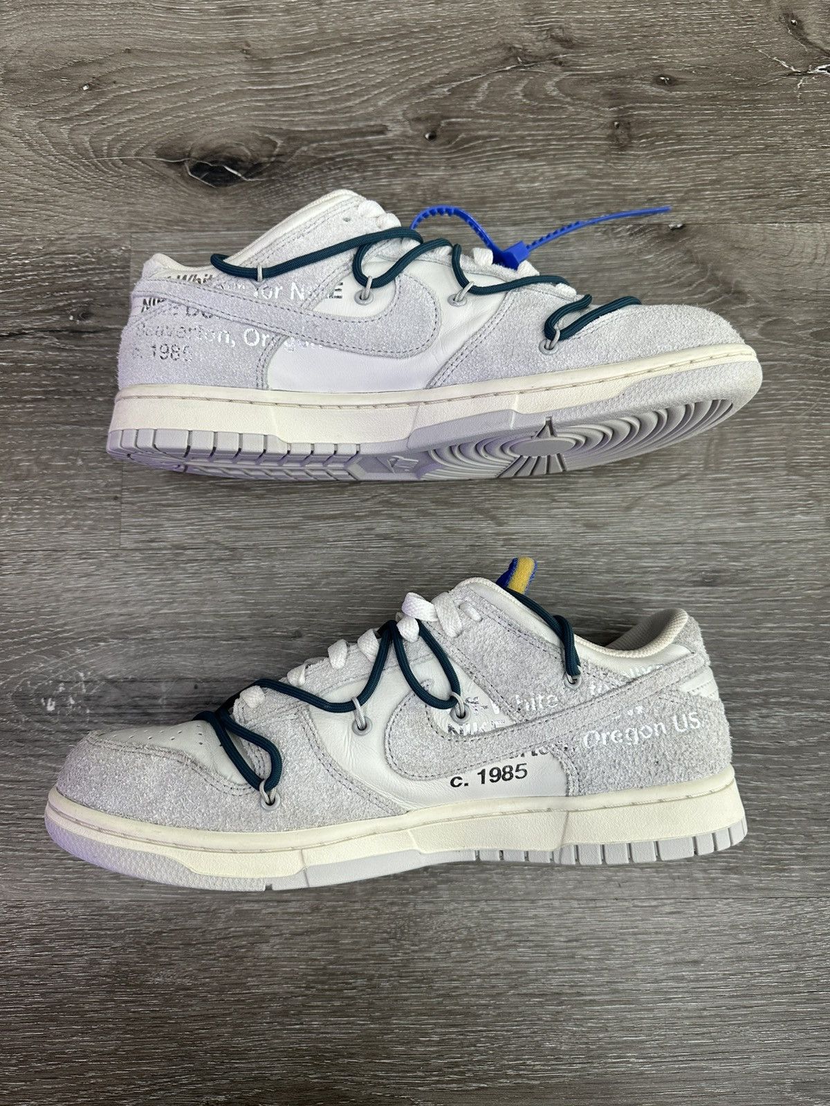 Nike × Off-White Nike Dunk Low x Off-White “Lot 16” **PRE-OWNED** Size US 10.5 / EU 43-44 - 2 Thumbnail