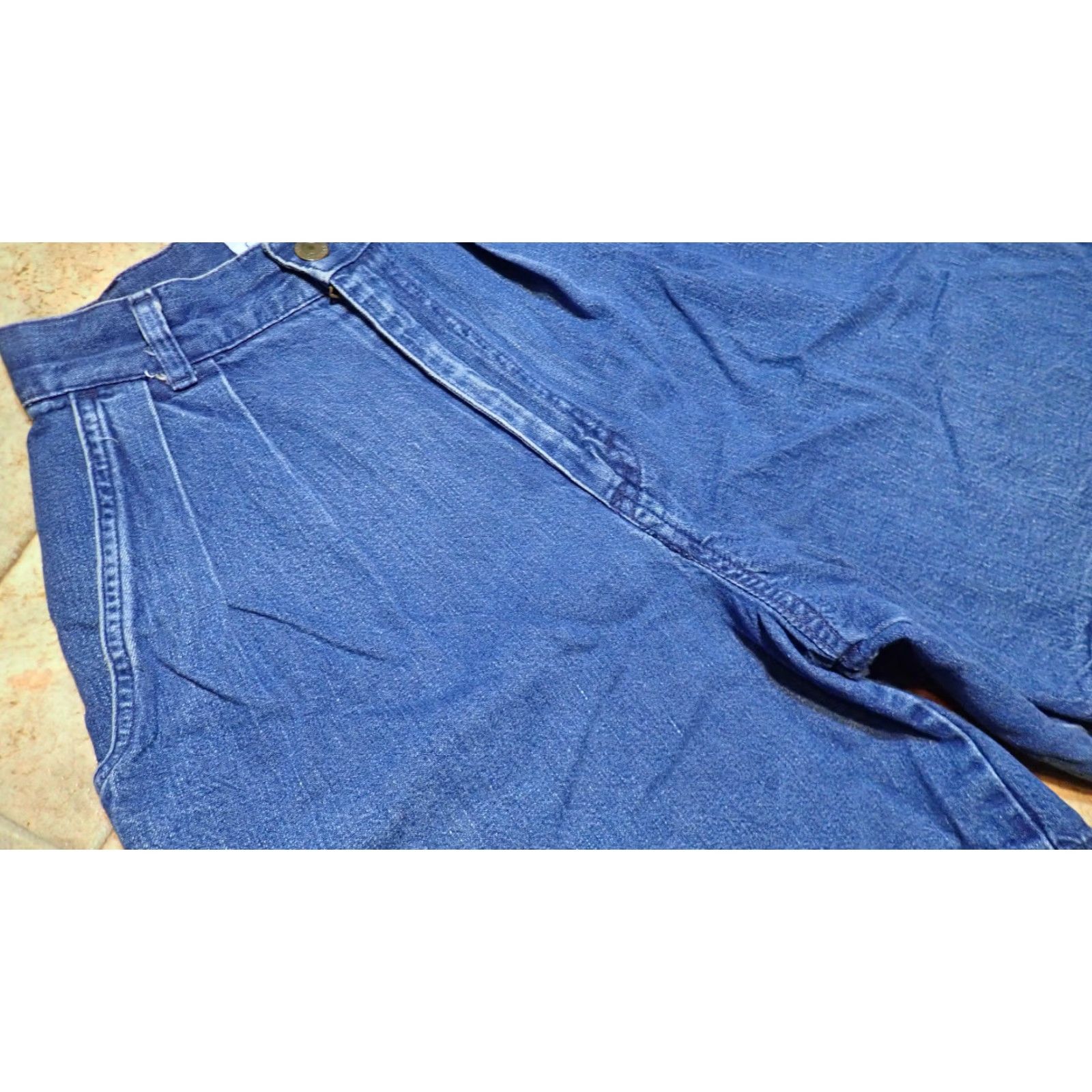 Calvin Klein VINTAGE Calvin Klein Denim Shorts Women’s 24" Waist 7 Blue High Rise 90s Rock USA 5-Pocket Mens? Size 28" / US 6 / IT 42 - 7 Thumbnail