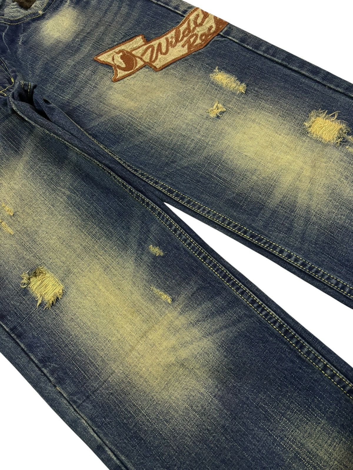 Japanese Brand Vtg Kamimura Tokyo Japan Mud Washed Jeans Size US 32 / EU 48 - 4 Thumbnail