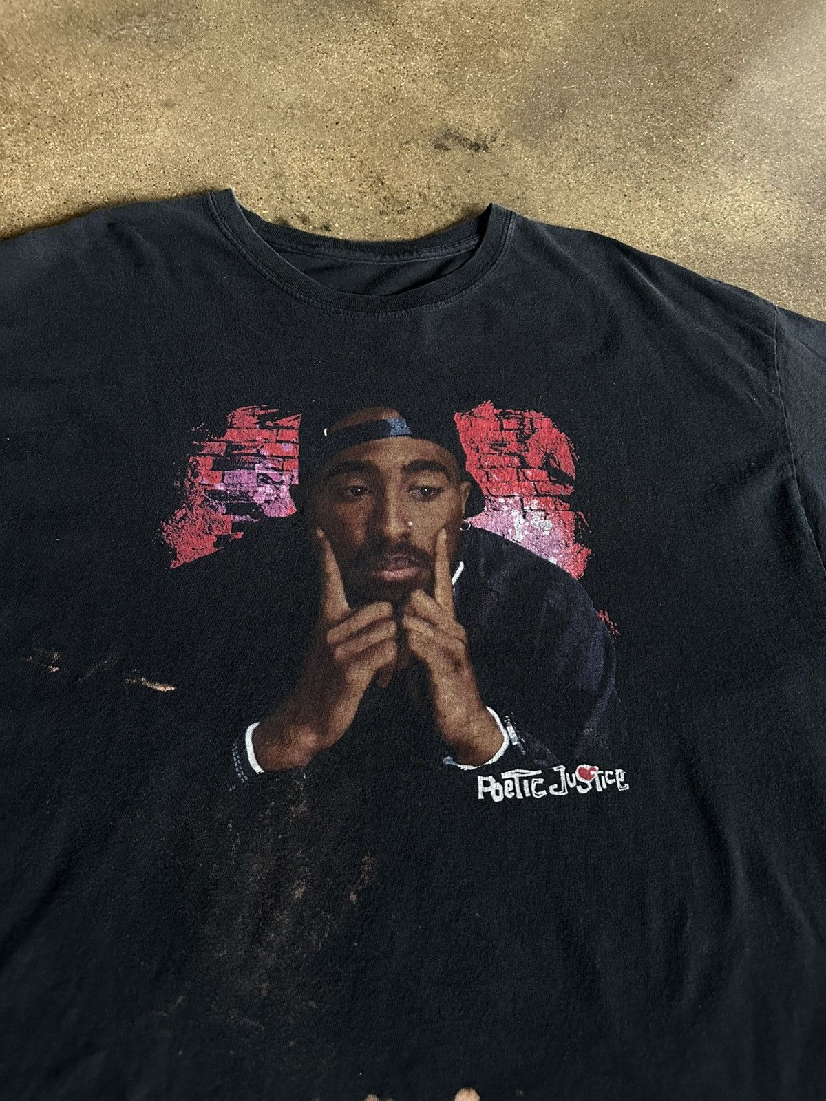 Vintage Tupac Poetic Justice Y2K rap tee Size US XL / EU 56 / 4 - 5 Thumbnail