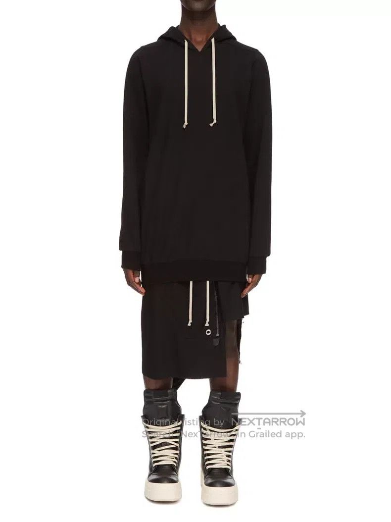 Rick Owens Rick Owens FW16 Solid Dark Vanguard Mainline Drawstring Ho Size US XS / EU 42 / 0 - 7 Thumbnail