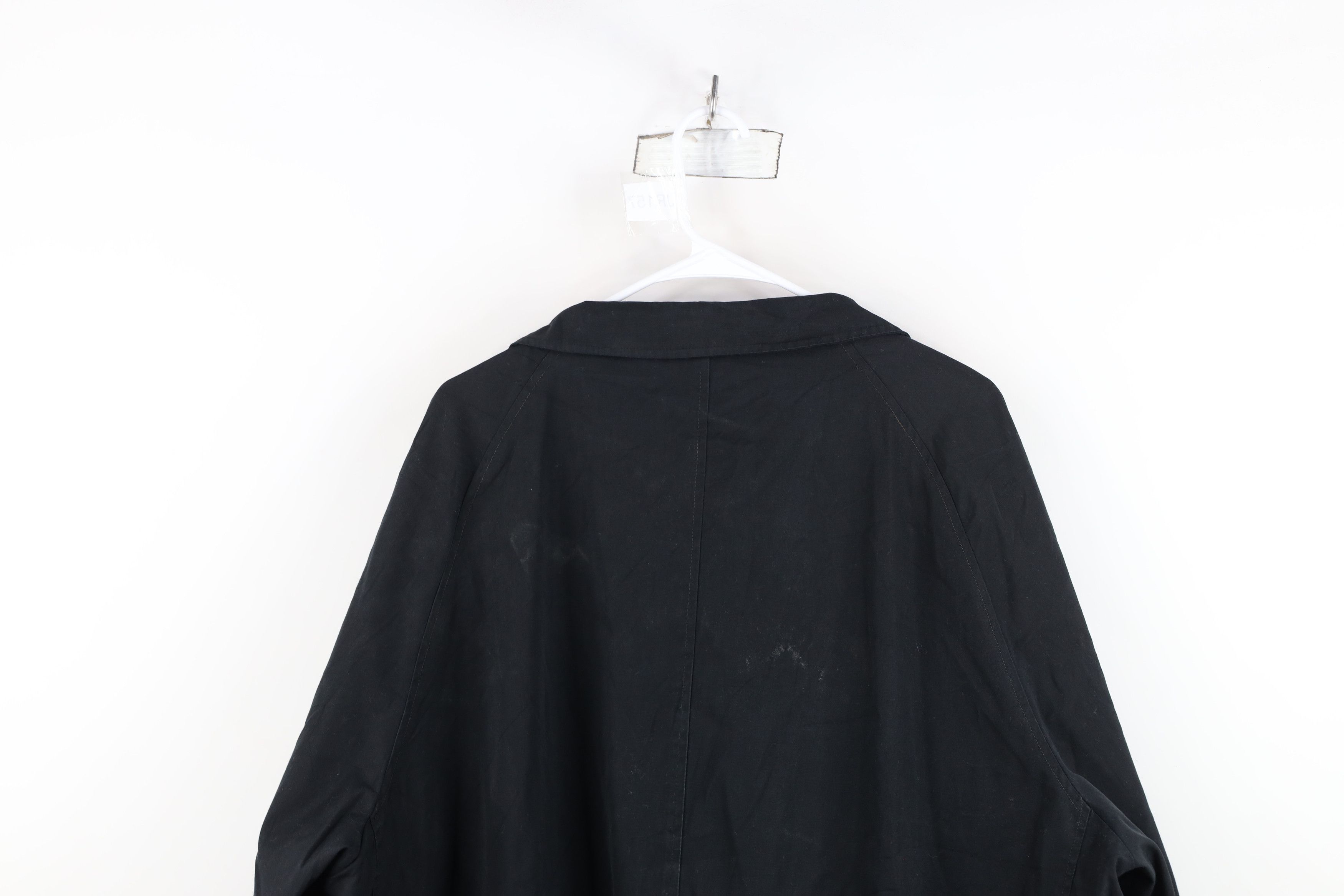 Vintage Vintage 50s 60s Rockabilly Trench Coat Rain Jacket Black USA Size US XXL / EU 58 / 5 - 14 Thumbnail