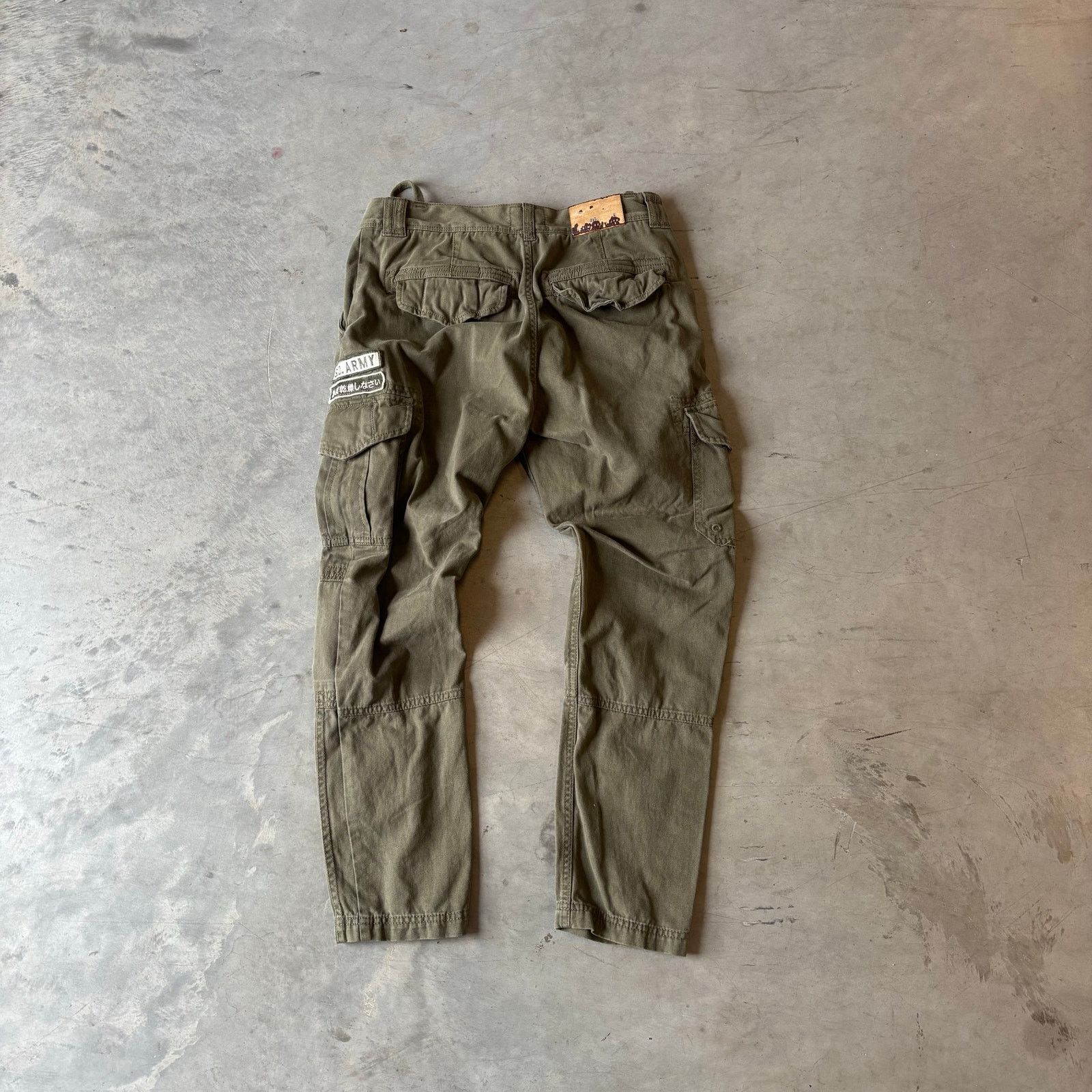 Vintage Vintage Y2K Green Earthtone Utility Cargo Pants Size US 30 / EU 46 - 5 Thumbnail