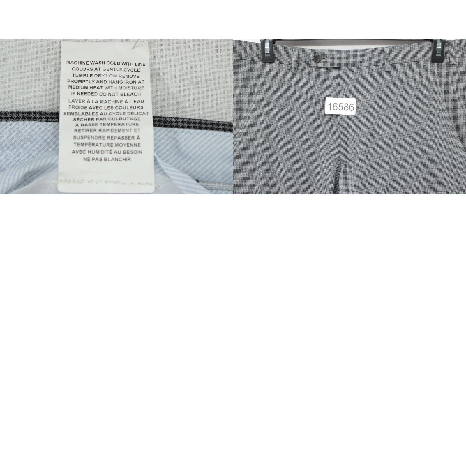 Ralph Lauren Ralph Lauren Pants Dress Gray Houndstooth 40X27 Office Casual Mens Size US 40 / EU 56 - 8 Thumbnail