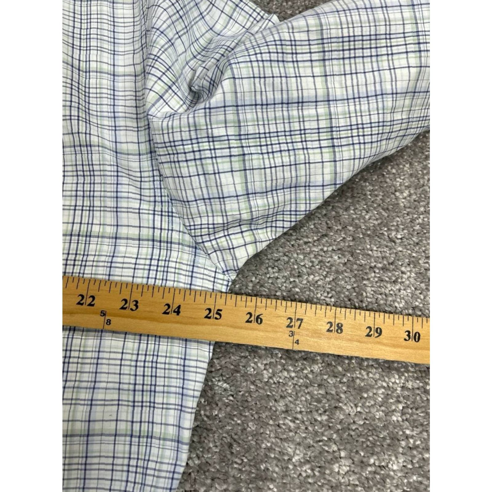 Ralph Lauren Ralph Lauren Shirt Mens Large White Blue Green Cotton Button Up Size US L / EU 52-54 / 3 - 5 Thumbnail