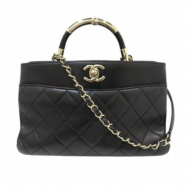 Chanel Chanel Chanel Matelasse Lambskin 2way Bag Leather Shoulder Bag Size ONE SIZE - 1 Thumbnail