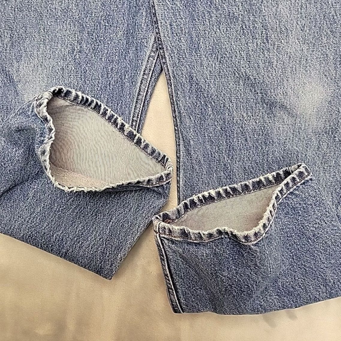 Harley Davidson Harley-Davidson Jeans Men 40x30 Blue Denim Relaxed Fit Faded Work Casual Comfort Jeans Mens 40 Blue Denim 5-Pocket Design Belt Loops Denim Cotton Zip Size US 40 / EU 56 - 4 Thumbnail