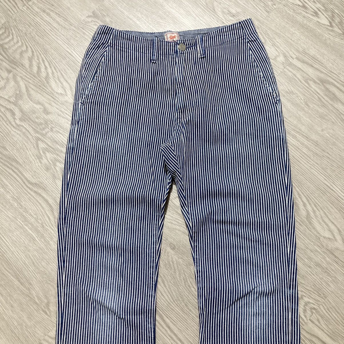 45rpm 🇯🇵 Vintage 45rpm Japan Hickory Stripe Pants Made In Japan Size US 27 - 2 Thumbnail