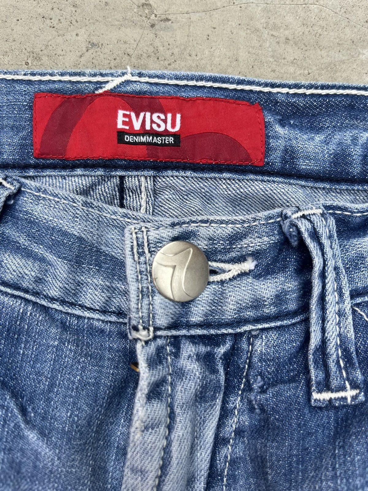 Evisu × JNCO × Japanese Brand EVISU ENGINEER SLEVEDGE JORTS Size US 26 / EU 42 - 3 Thumbnail