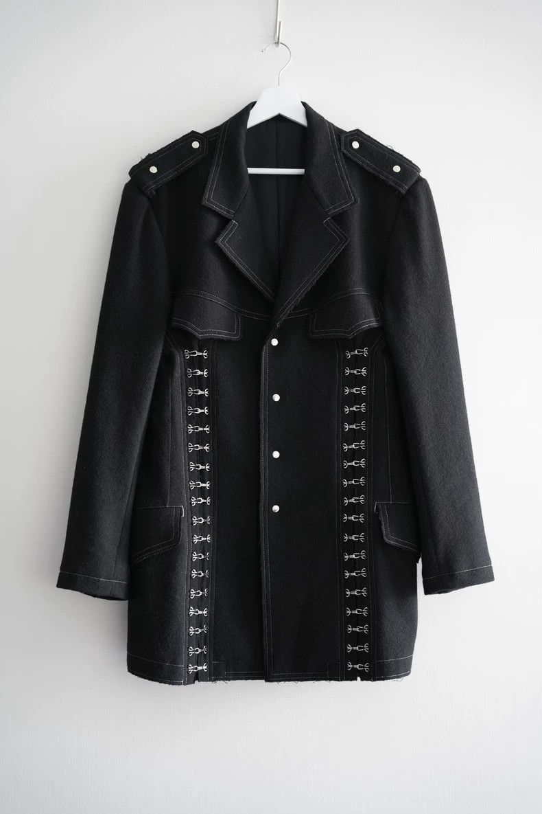 Yohji Yamamoto Yohji Yamamoto Yohji Yamamoto Military Style Jacket Collec Size US M / EU 48-50 / 2 - 1 Thumbnail