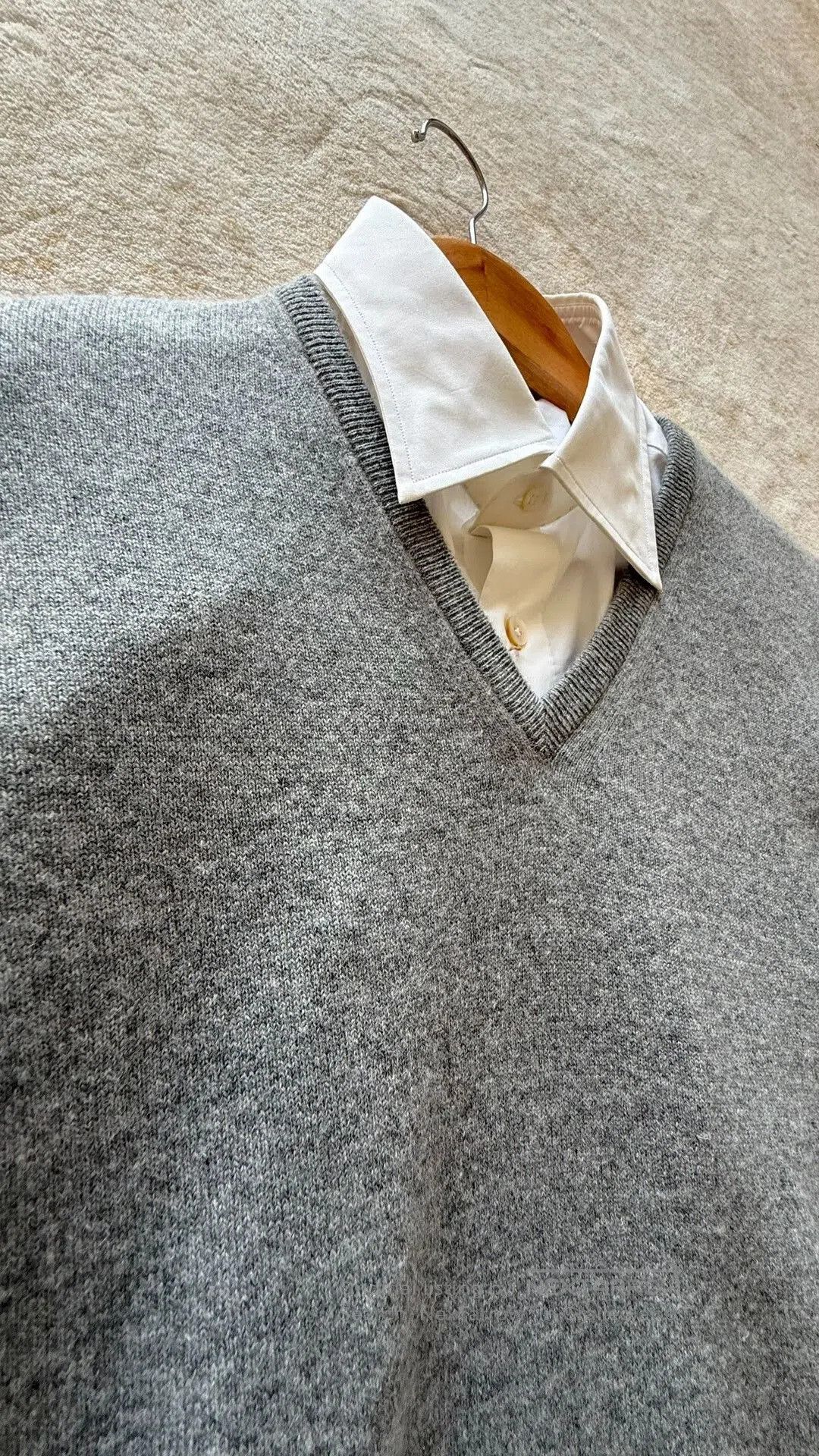 Loro Piana Baby Cashmere V-Neck Sweater.