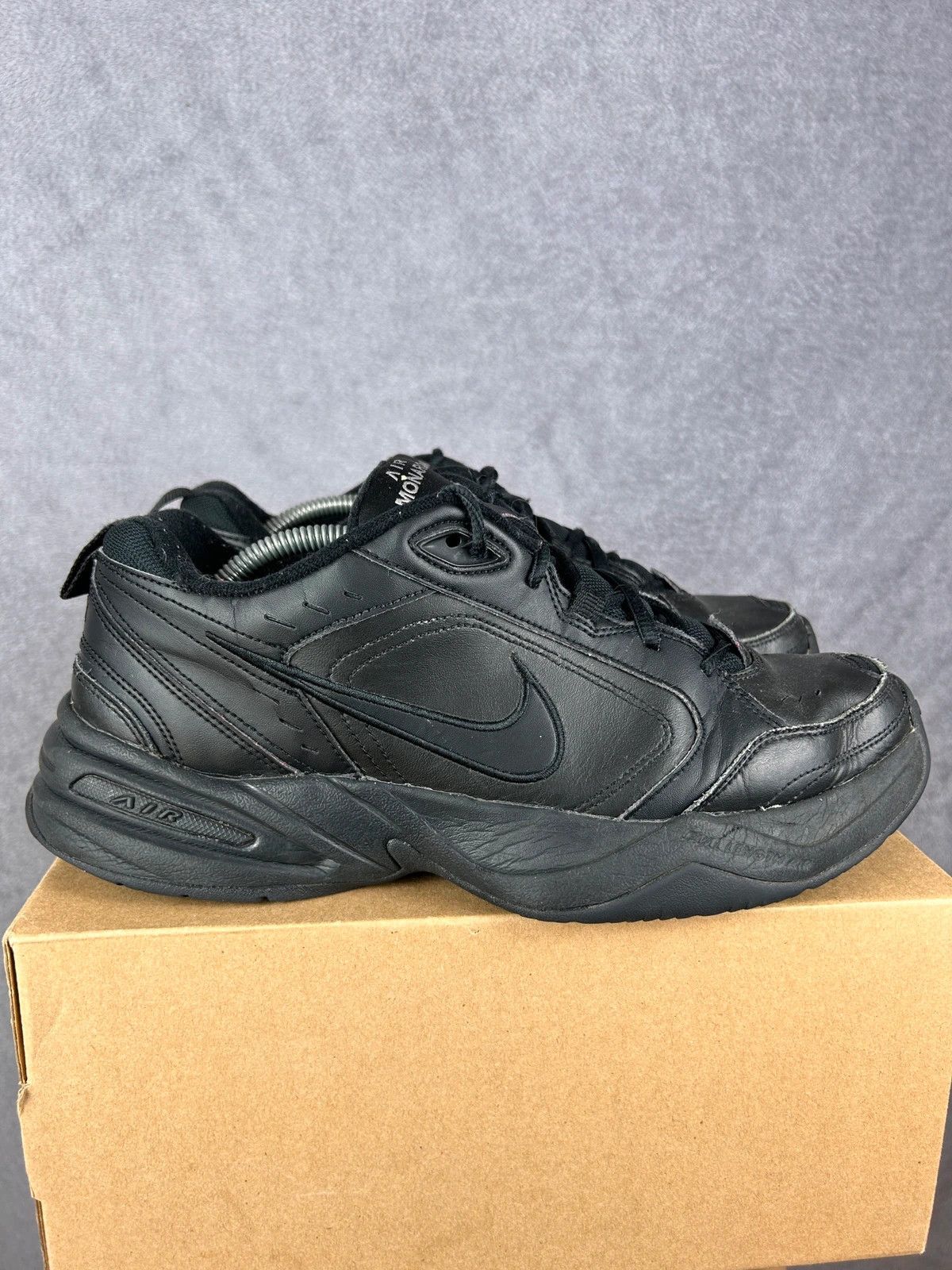 Nike Nike Air Monarch czarne tripple black Y2K sneakers Size US 11 / EU 44 - 5 Thumbnail