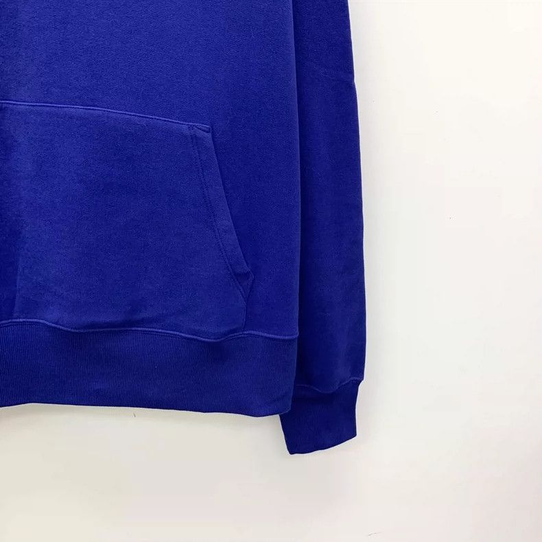 Saint Laurent Paris Saint Laurent Blue Hooded Sweatshirt with Print-2507 Size M / US 6-8 / IT 42-44 - 2 Thumbnail
