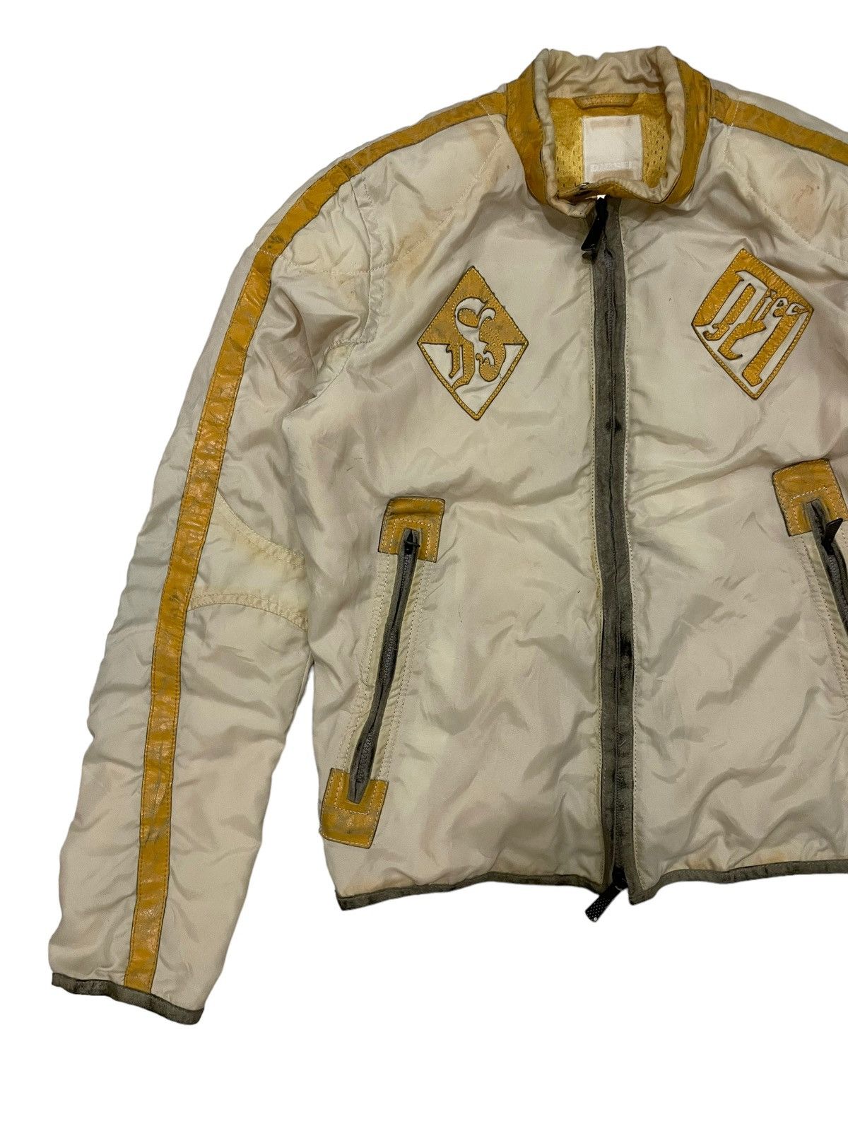 55DSL × Diesel × Vintage Vintage Diesel Leather Biker Jacket Size US L / EU 52-54 / 3 - 3 Thumbnail