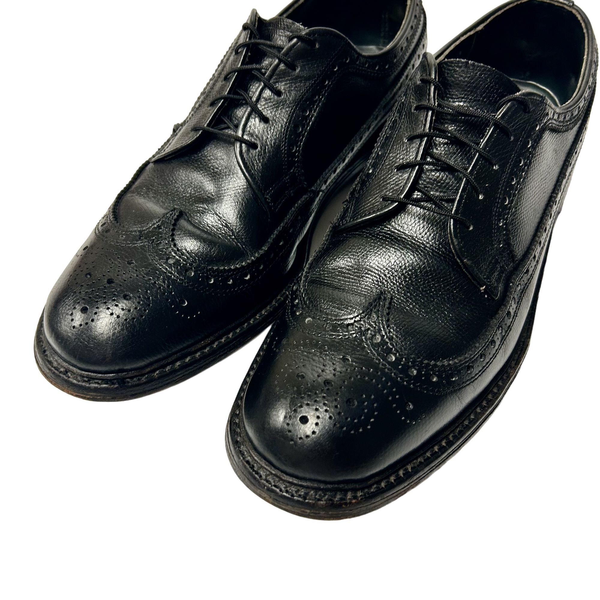 Other Vtg Thom Mcan BOOTMASTER Black PEBBLED Leather DRESS Shoes Size US 11 / EU 44 - 5 Thumbnail