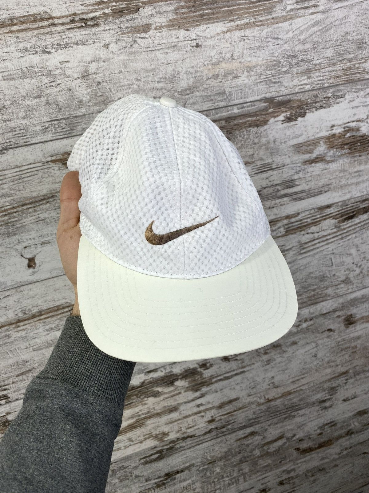 Nike × Vintage Mens Vintage Nike big logo hats cap hat y2k rare swoosh acg Size ONE SIZE - 3 Thumbnail