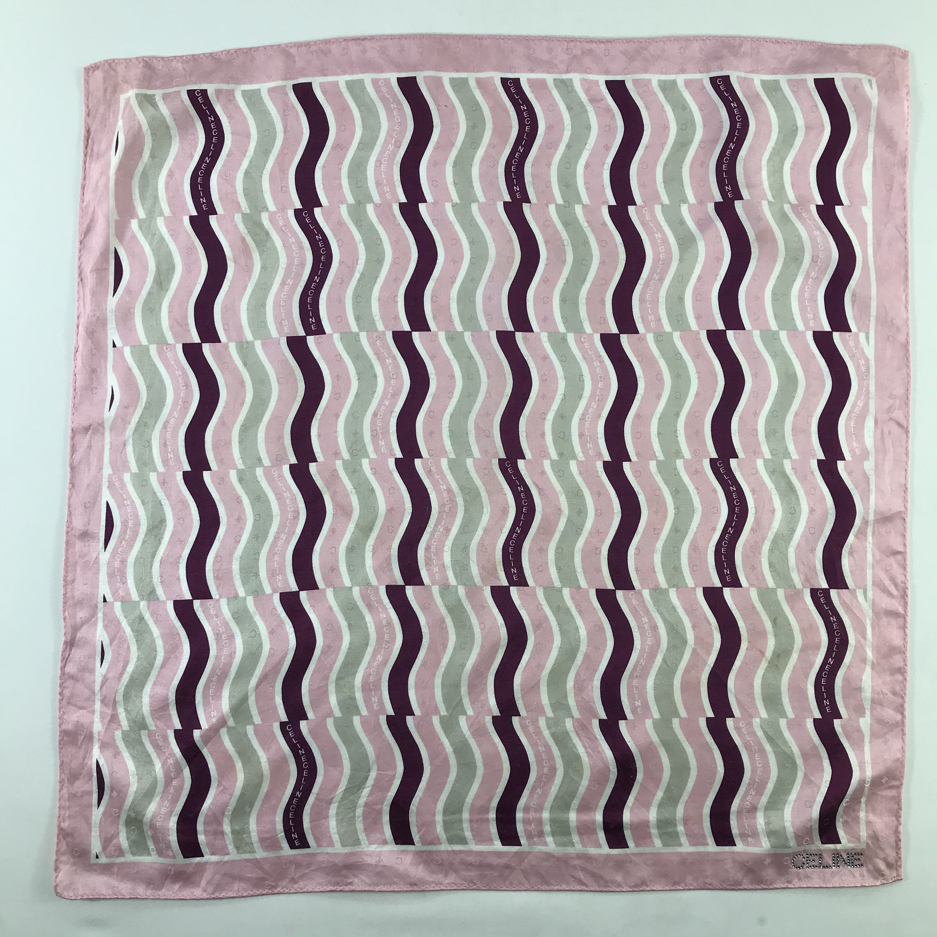 Celine × Vintage Celine Bandana / Handkerchief / Neckerchief - S665 Size ONE SIZE - 1 Thumbnail