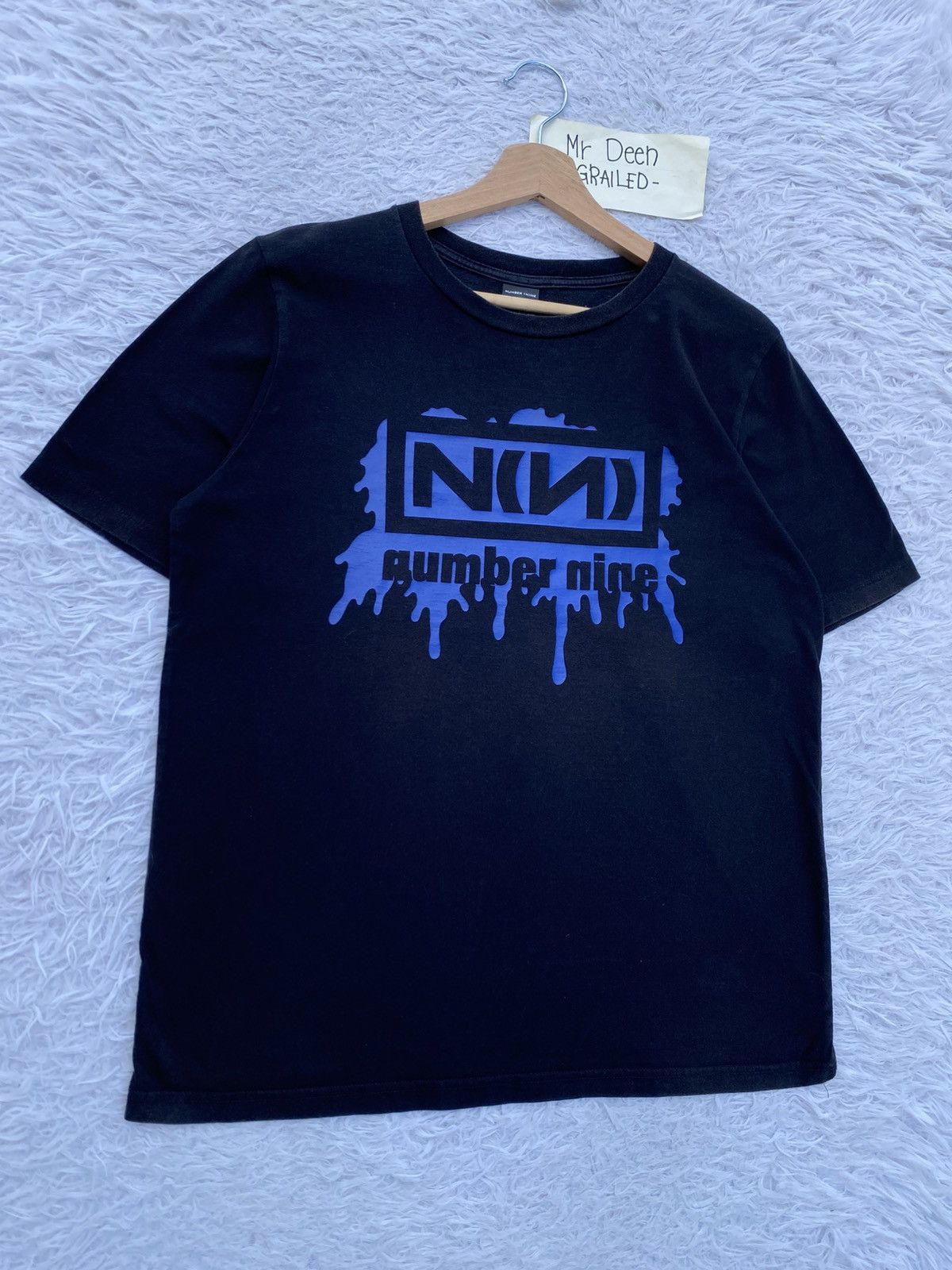 Number (N)ine Rare Number Nine Nine Inch Nails Logo Spellout Tshirt Size US M / EU 48-50 / 2 - 3 Thumbnail