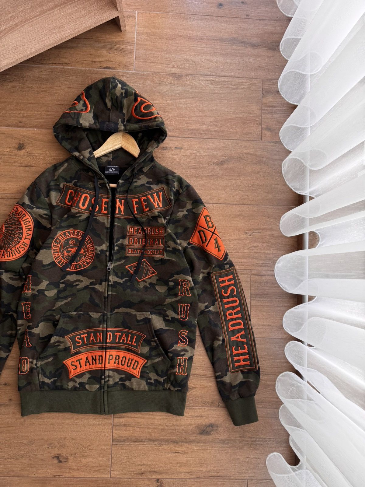 Japanese Brand × Vintage Vintage Ed Hardy by Christian Audigier Camo Style Hoodie Size US S / EU 44-46 / 1 - 5 Thumbnail