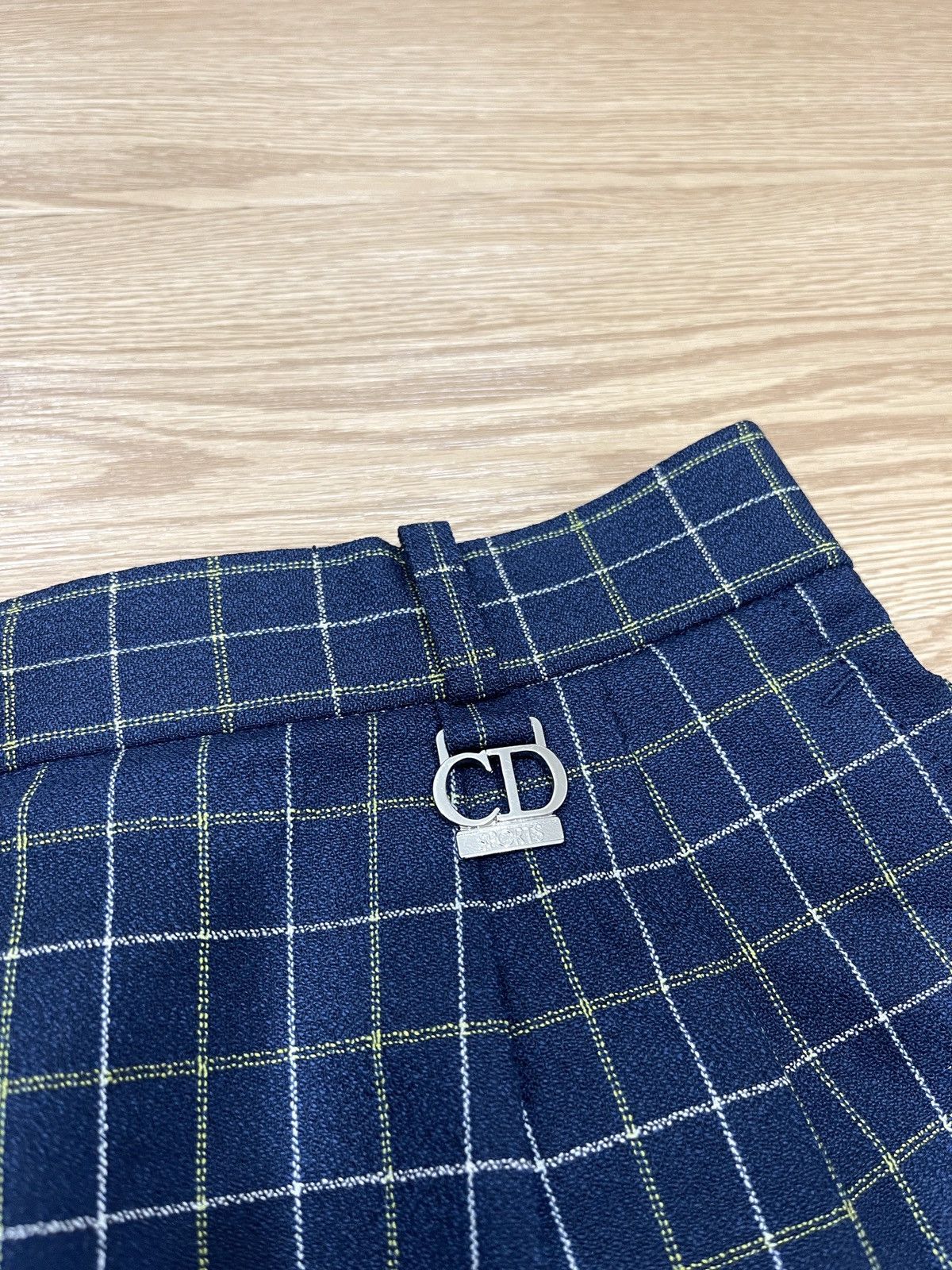 Dior 90s Christian Dior Sports Plaid Trouser Size US 27 - 2 Thumbnail