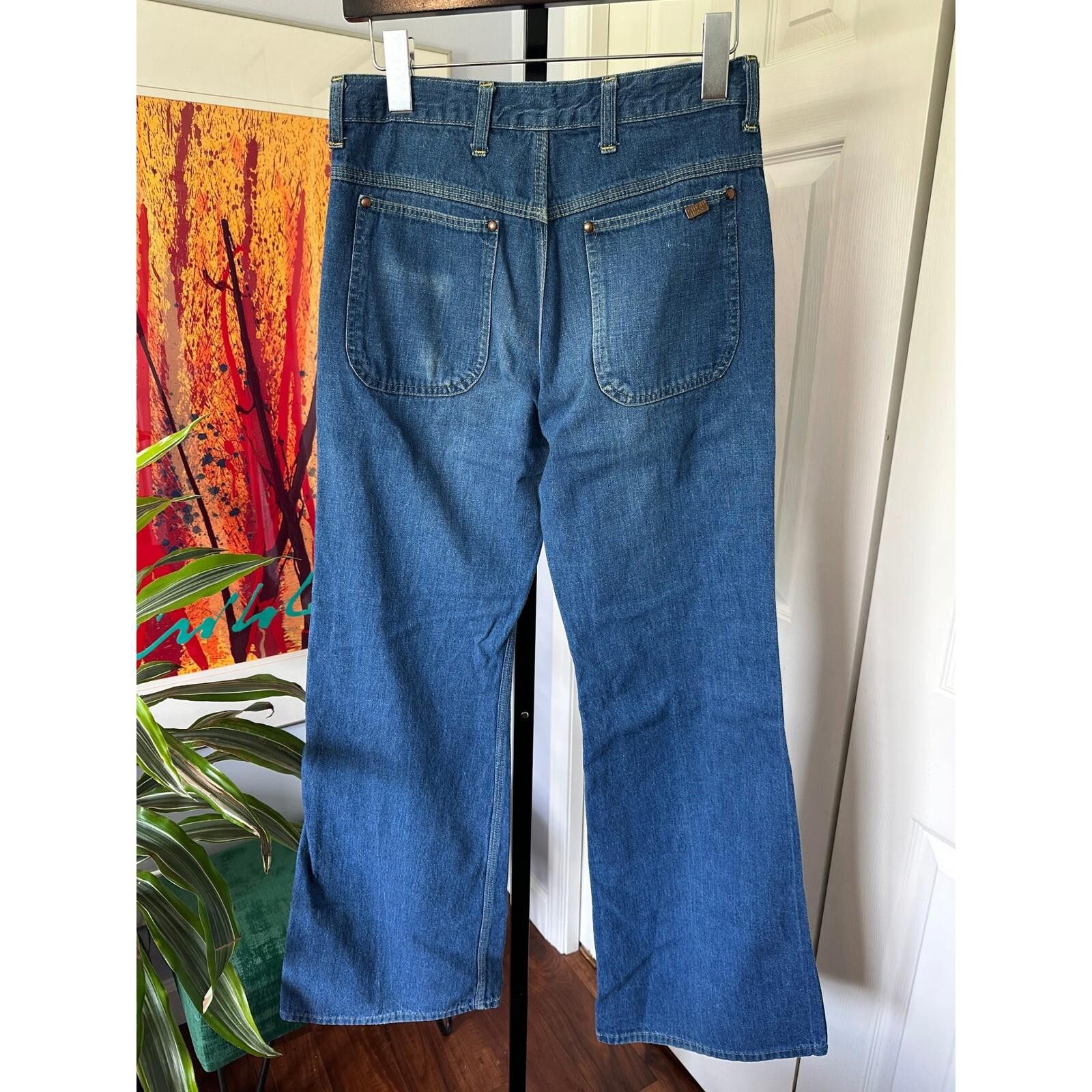Designer 60s Cheap Jeans Denim Talon 42 Zipper 30 x 31 Size US 30 / EU 46 - 3 Thumbnail