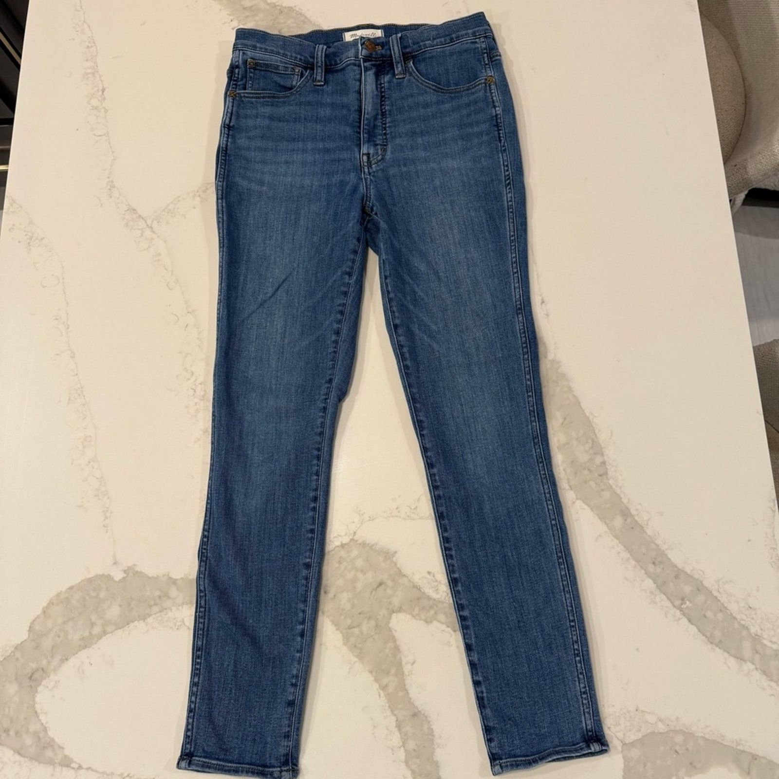 Madewell Madewell 10” High Rise Skinny Denim Jeans Women’s 26 Blue Size 26" / US 2 / IT 38 - 6 Thumbnail
