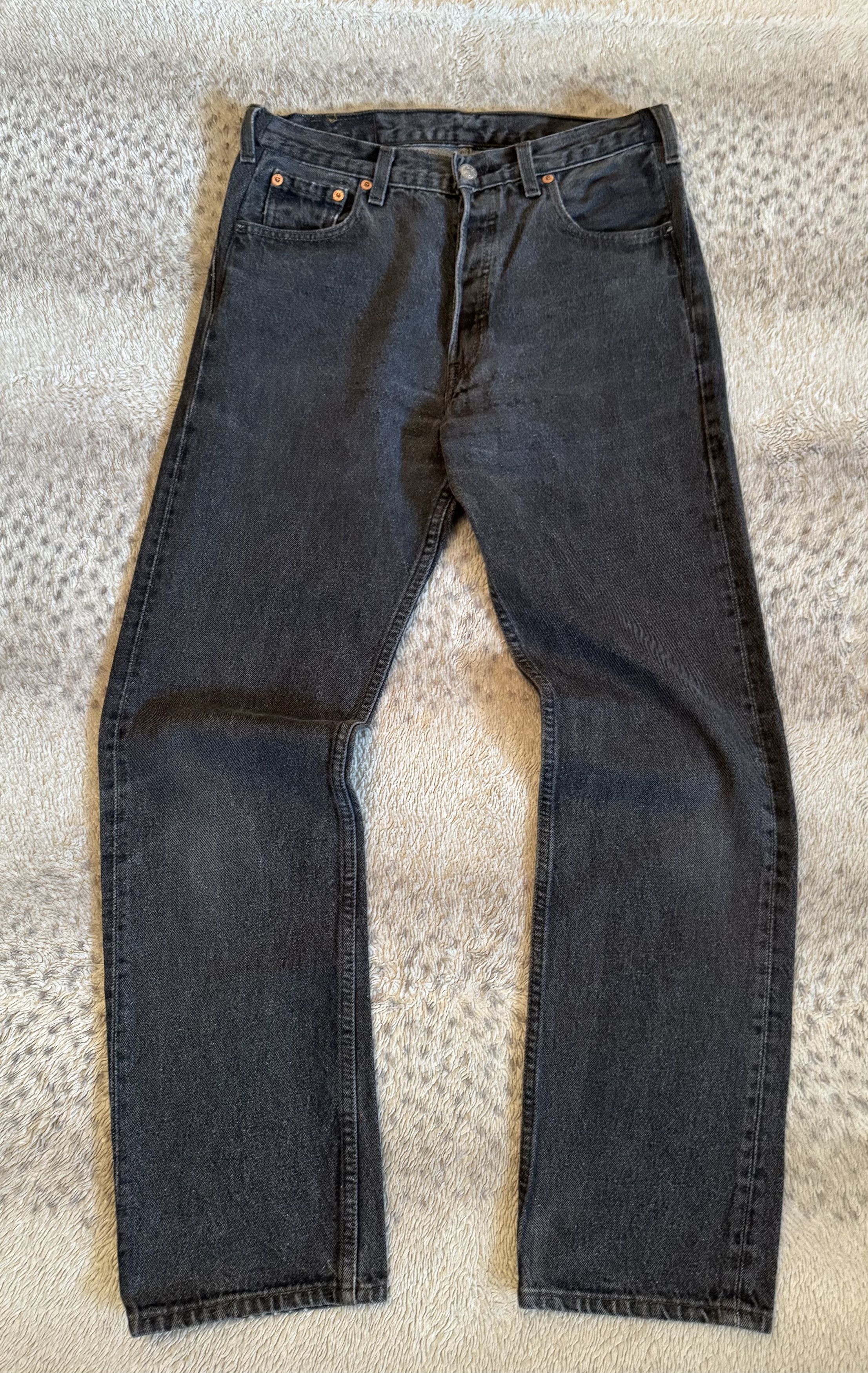 Levi's Vintage 90s Levi’s 501 Washed Denim Jeans USA Size W29 L30 Size US 29 - 2 Thumbnail