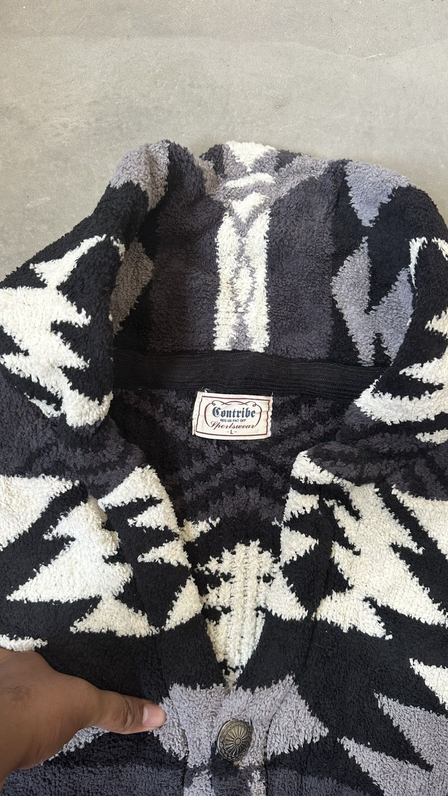 Vintage CONTRIBE SPORTWEAR AZTEC OUTERWEAR Size US L / EU 52-54 / 3 - 6 Thumbnail