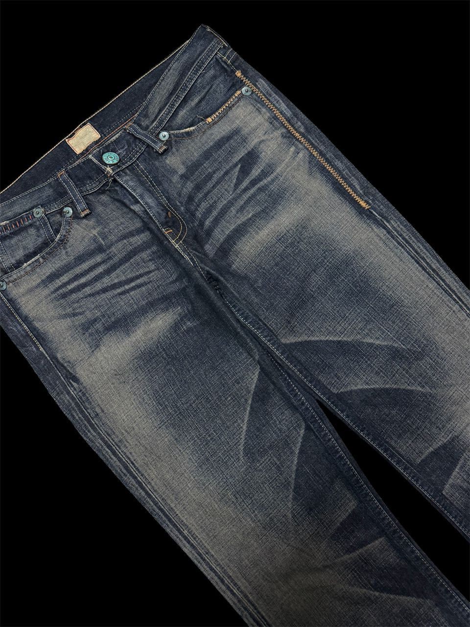 If Six Was Nine Bell Bottom💥90s Levi’s RedLoop Sick Whisker Rusty Bootcut Size US 30 / EU 46 - 6 Thumbnail