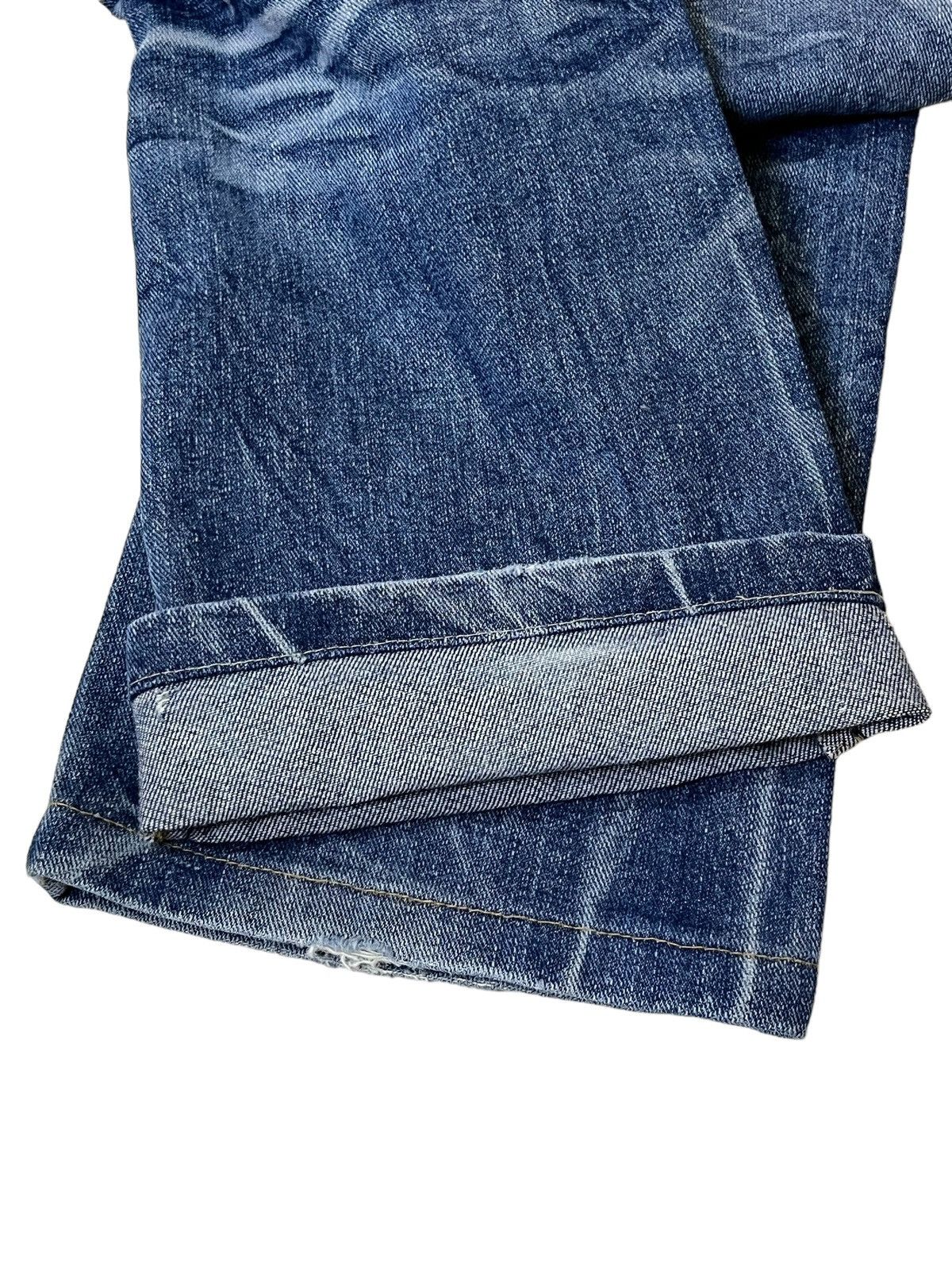 Japanese Brand SICK🔥JAPANESE BRAND OLD ARMY DISTRESSED STYLE DENIM/JEANS Size US 32 / EU 48 - 15 Thumbnail
