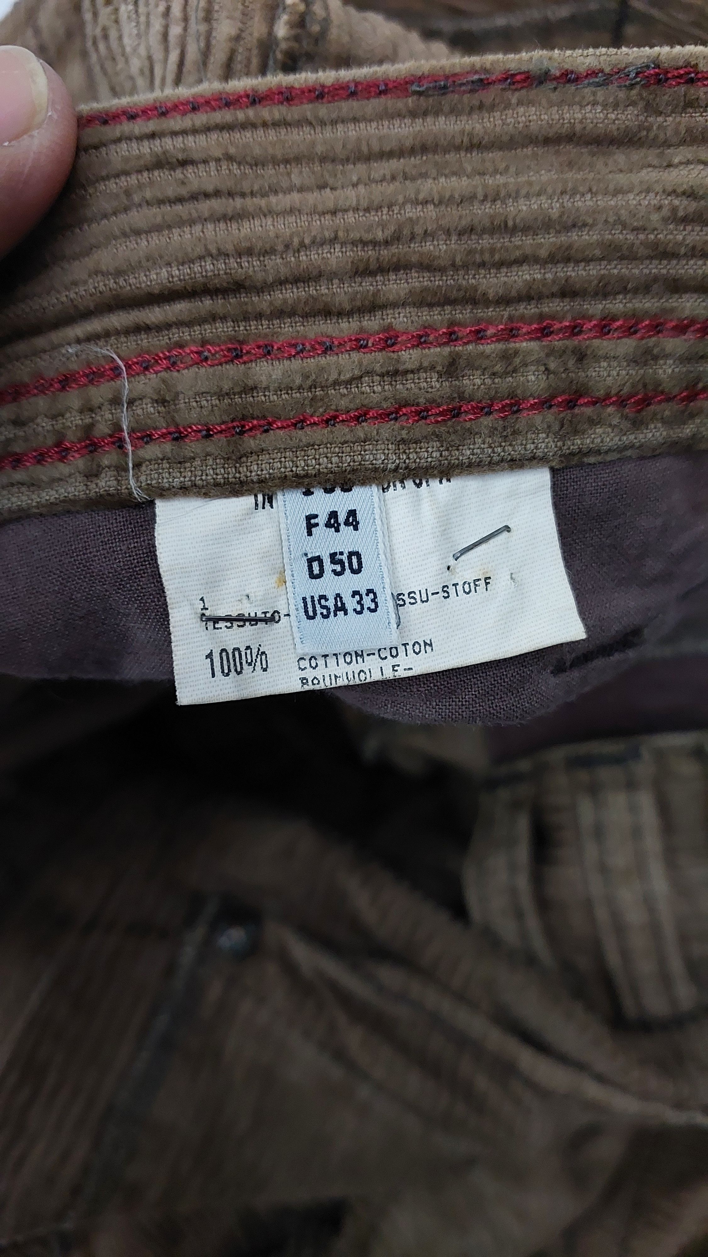 Designer × Marithe + Francois Girbaud MARITHE FRANÇOIS GIRBAUD CORDUROY PANT Size US 36 / EU 52 - 8 Thumbnail