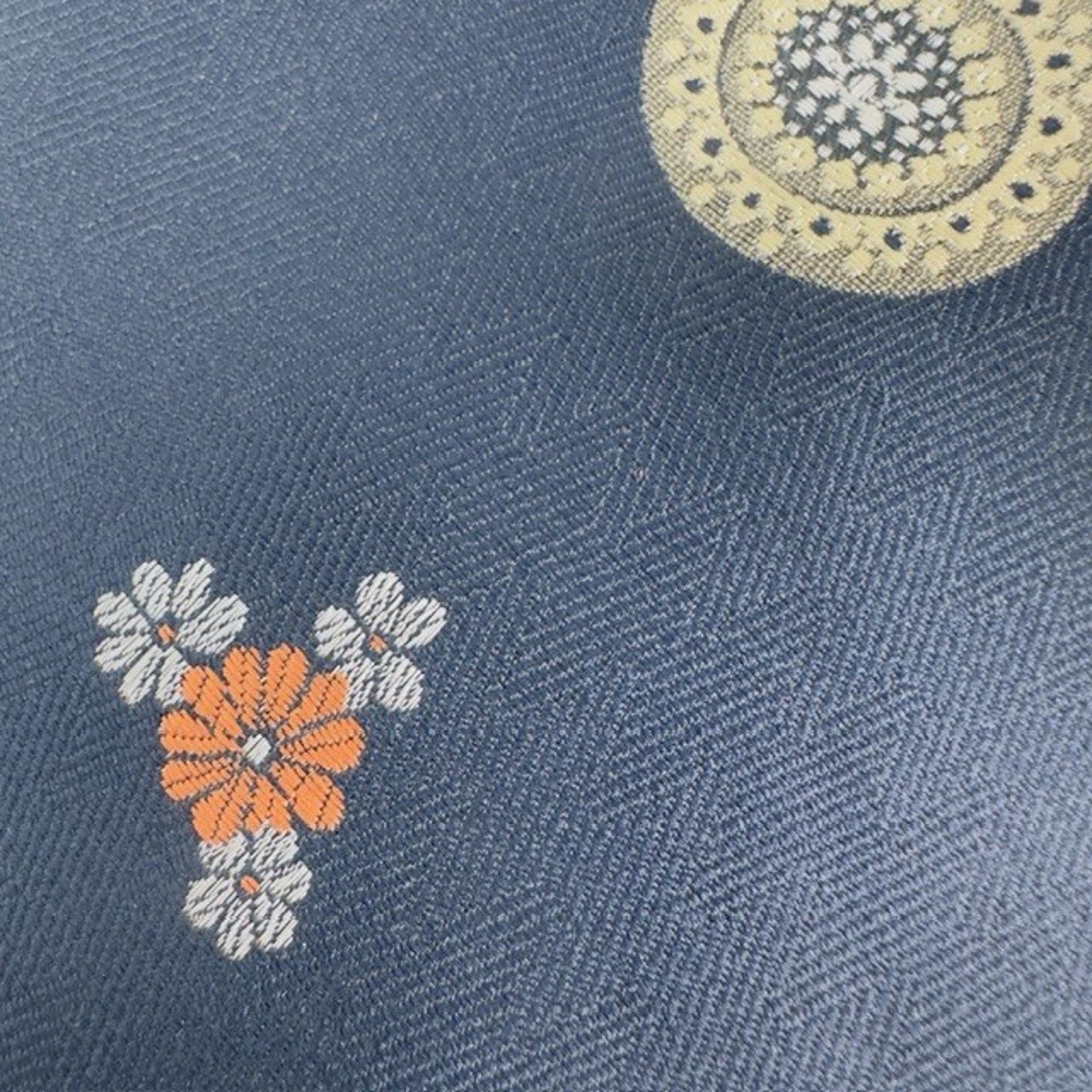 Other Damon Necktie Navy w/Floral Disk & Bouquets Union Preppy VTG Size ONE SIZE - 7 Thumbnail
