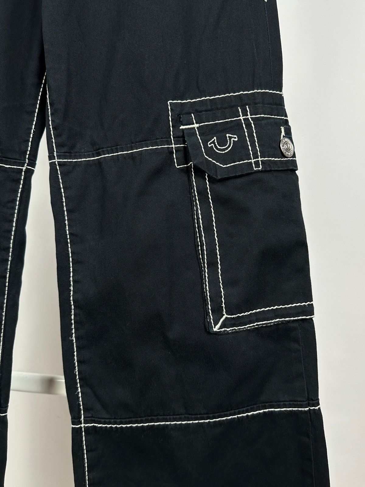 Japanese Brand True Religion Low Rise Baggy Cargo Pants Size US 28 / EU 44 - 9 Thumbnail
