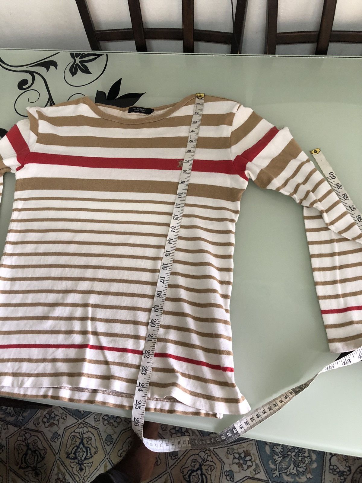 Burberry Vintage Burberry Black Label Stripe Long Sleeve Size M / US 6-8 / IT 42-44 - 21 Thumbnail