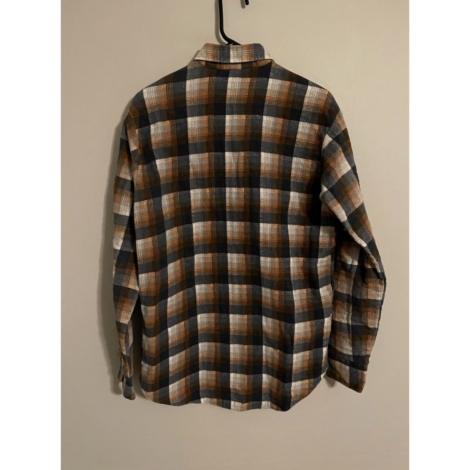 JCPenney VINTAGE JC Penney Shirt L/S Plaid Flannel Quilt Lined Medium Tall Men's Size US M / EU 48-50 / 2 - 5 Thumbnail