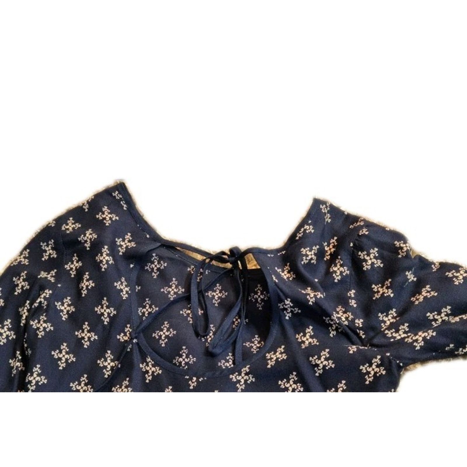 Band Of Outsiders Band of Gypsies Boho Hippie Mini Dress Tunic Top XS Lace Size XS / US 0-2 / IT 36-38 - 4 Thumbnail