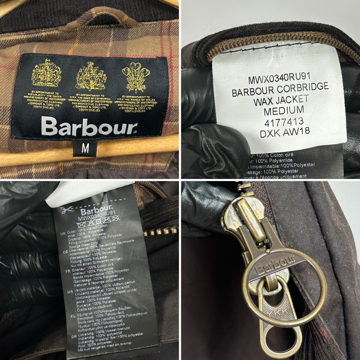 Barbour Barbour Corbridge Brown Waxed Coat Jacket Size US M / EU 48-50 / 2 - 23 Thumbnail