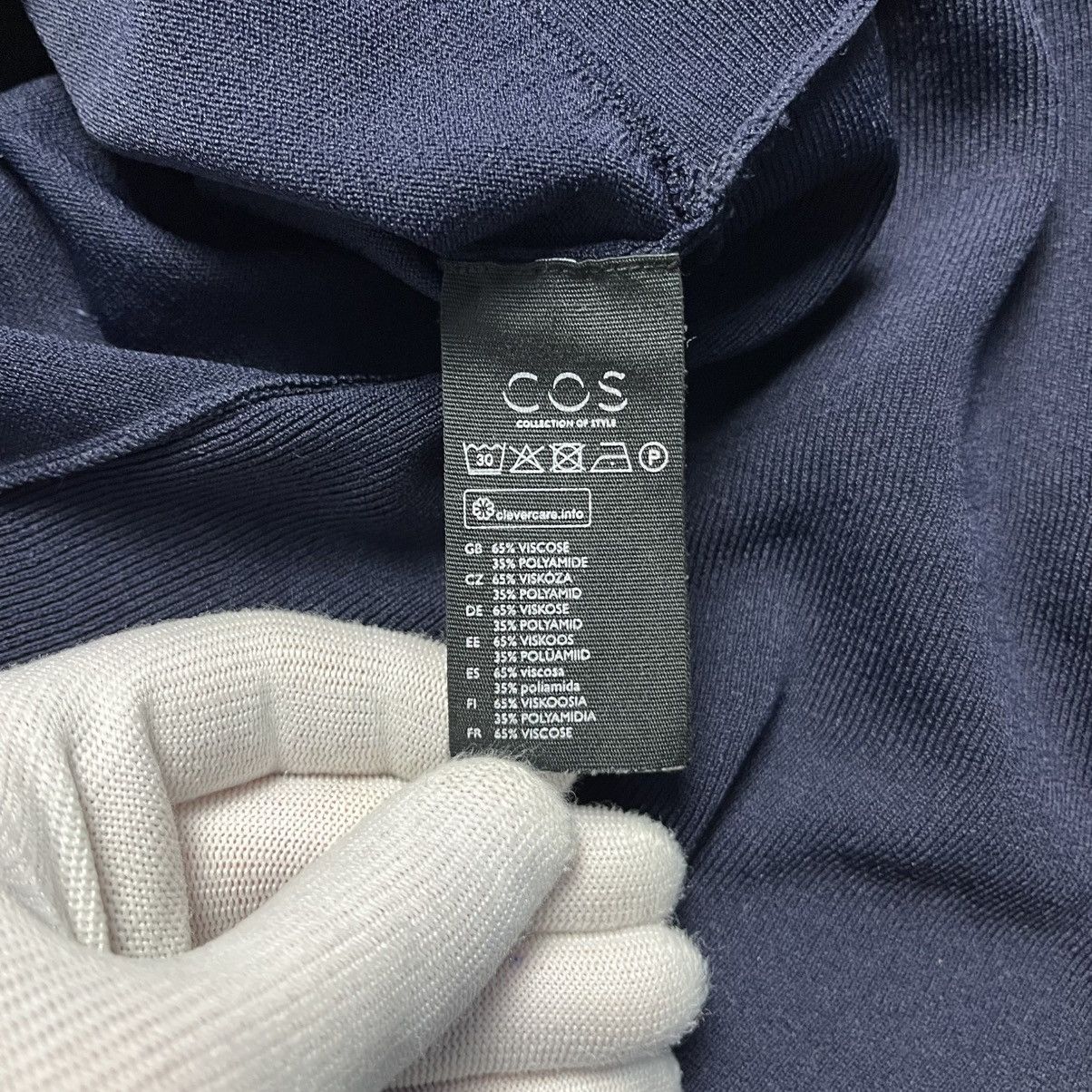 Cos × Designer Cos Navy Blouse Top Bell Sleeve Streetwear Designer Size XS / US 0-2 / IT 36-38 - 7 Thumbnail
