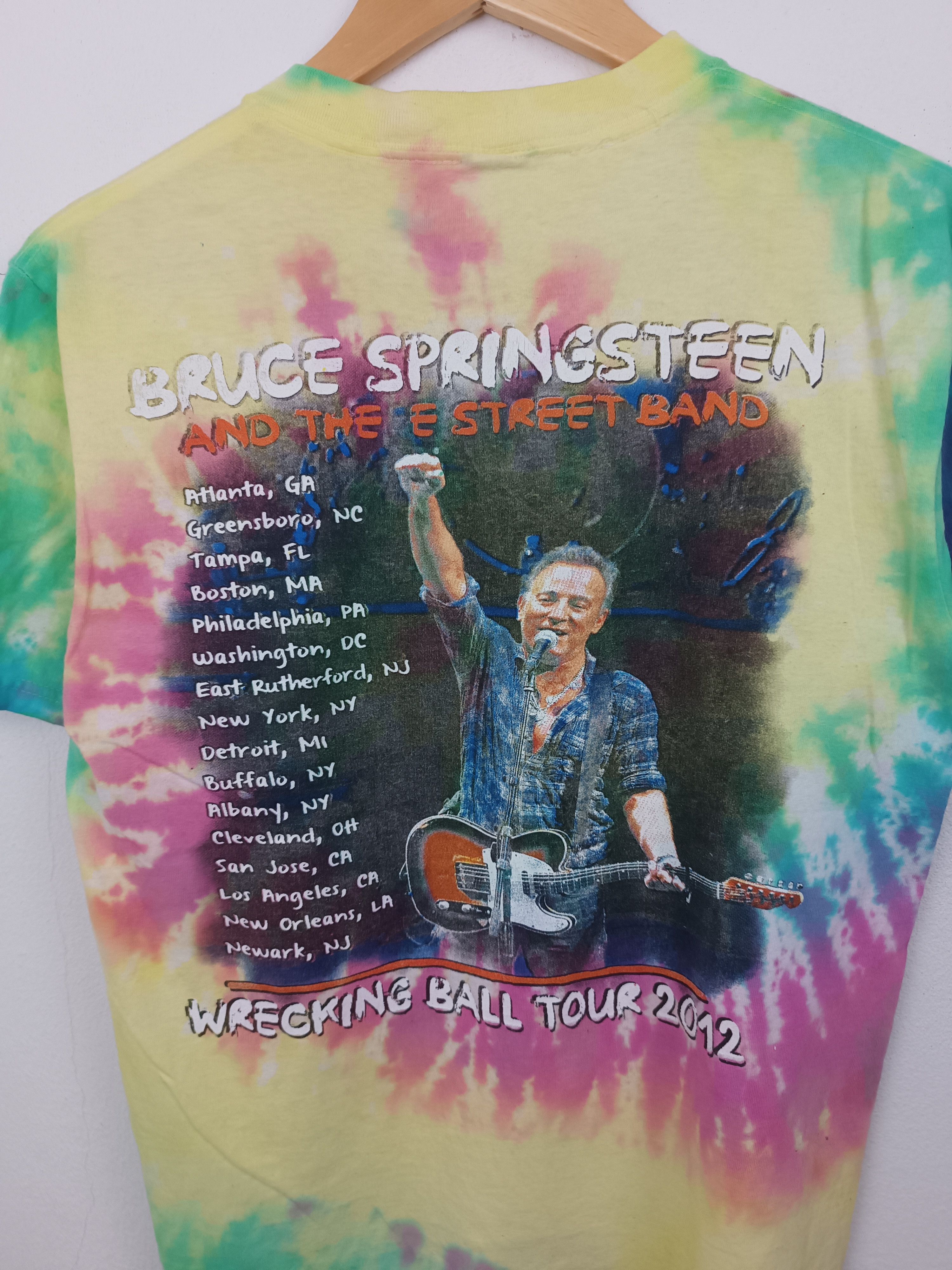 Band Tees VINTAGE 2012 BRUCE SPRINGSTEEN & E STREET BAND WRECKING BALL Size US M / EU 48-50 / 2 - 18 Thumbnail